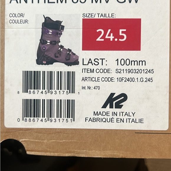 K2 Ski Boots, women’s size 24.5 - Picture 5 of 5